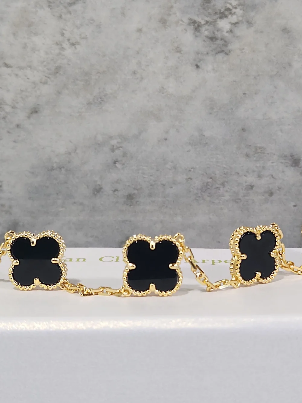 Van Cleef & Arpels Vintage Alhambra Black Onyx Bracelet✨️